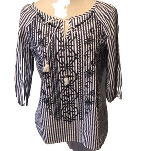 Emi & Joe peasant blouse, sz S